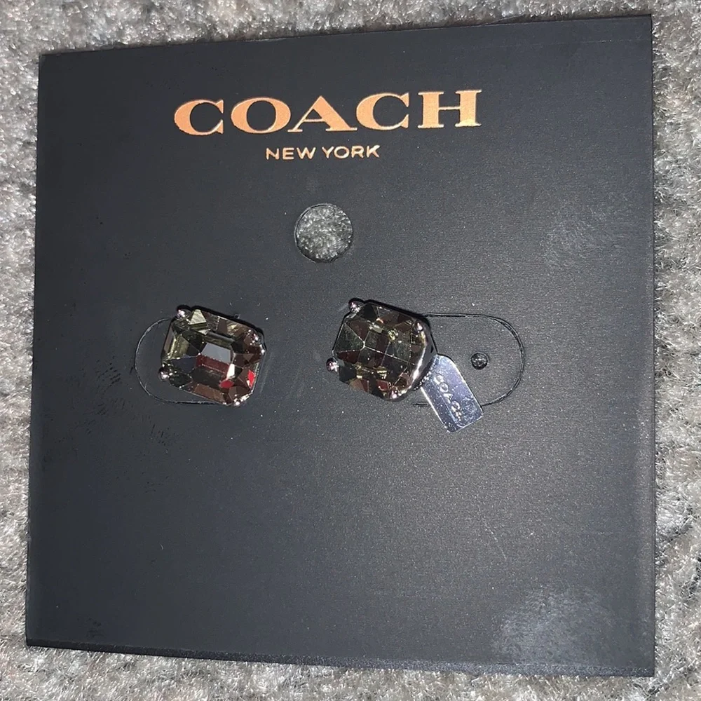 💋 BRAND NEW COACH EARRINGS 💋 - Picture 2 of 3
